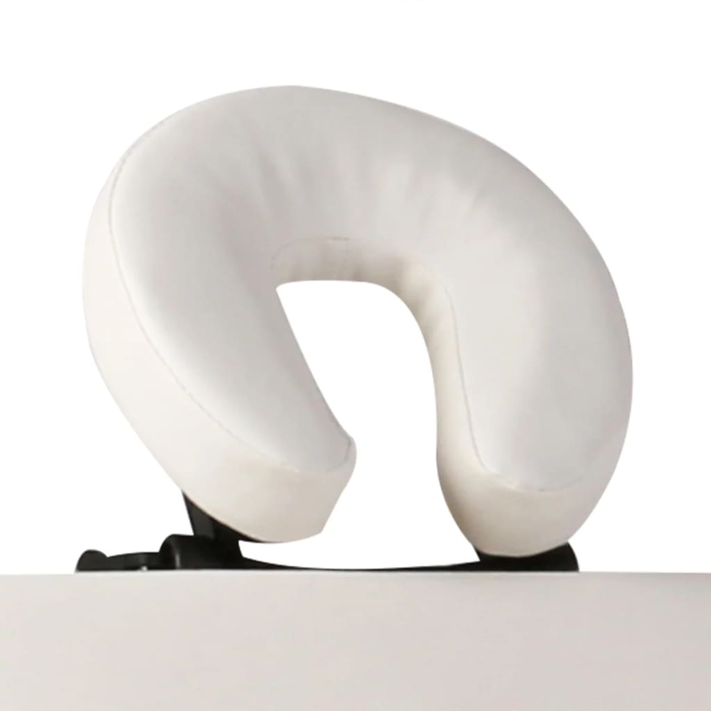 Massagetisch mit Aluminiumrahmen, faltbar 3 Zonen Creme-Weiß - Premium Massagetische  - Just €224.50! Shop now at homesales4u