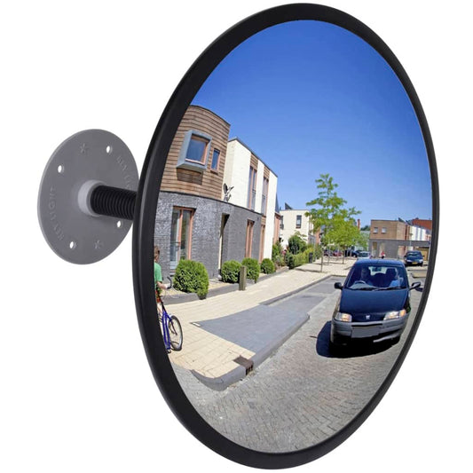 Verkehrsspiegel Konvex Acryl Schwarz 30 cm Indoor - Premium Verkehrsschilder  - Just €39.63! Shop now at homesales4u