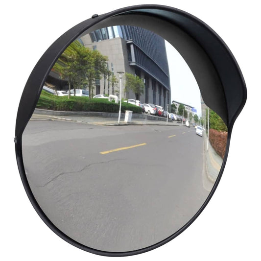 Verkehrsspiegel Konvex PC-Kunststoff Schwarz 30 cm Outdoor - Premium Verkehrsschilder  - Just €47.91! Shop now at homesales4u