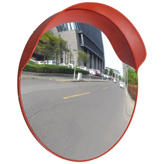 Verkehrsspiegel Konvex PC-Kunststoff Orange 60 cm Outdoor - Premium Verkehrsschilder  - Just €66.54! Shop now at homesales4u