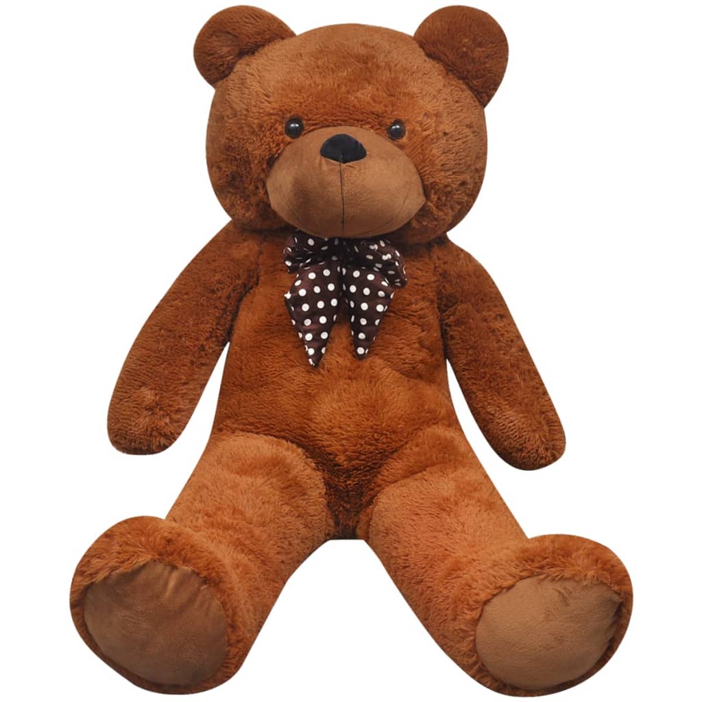 Weicher XXL-Plüsch-Teddybär Braun 135 cm - Premium Stofftiere  - Just €111.08! Shop now at homesales4u