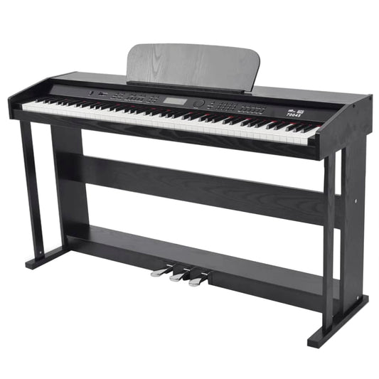 Digitalpiano mit 88 Tasten und Pedalen Schwarz Melaminplatte - Premium Klaviere  - Just €583.74! Shop now at homesales4u
