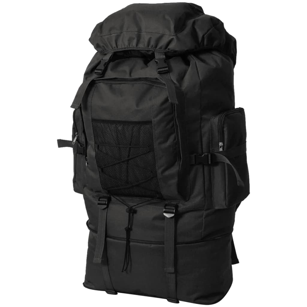 Armee-Style Rucksack XXL 100 L Schwarz - Premium Rucksäcke  - Just €44.32! Shop now at homesales4u
