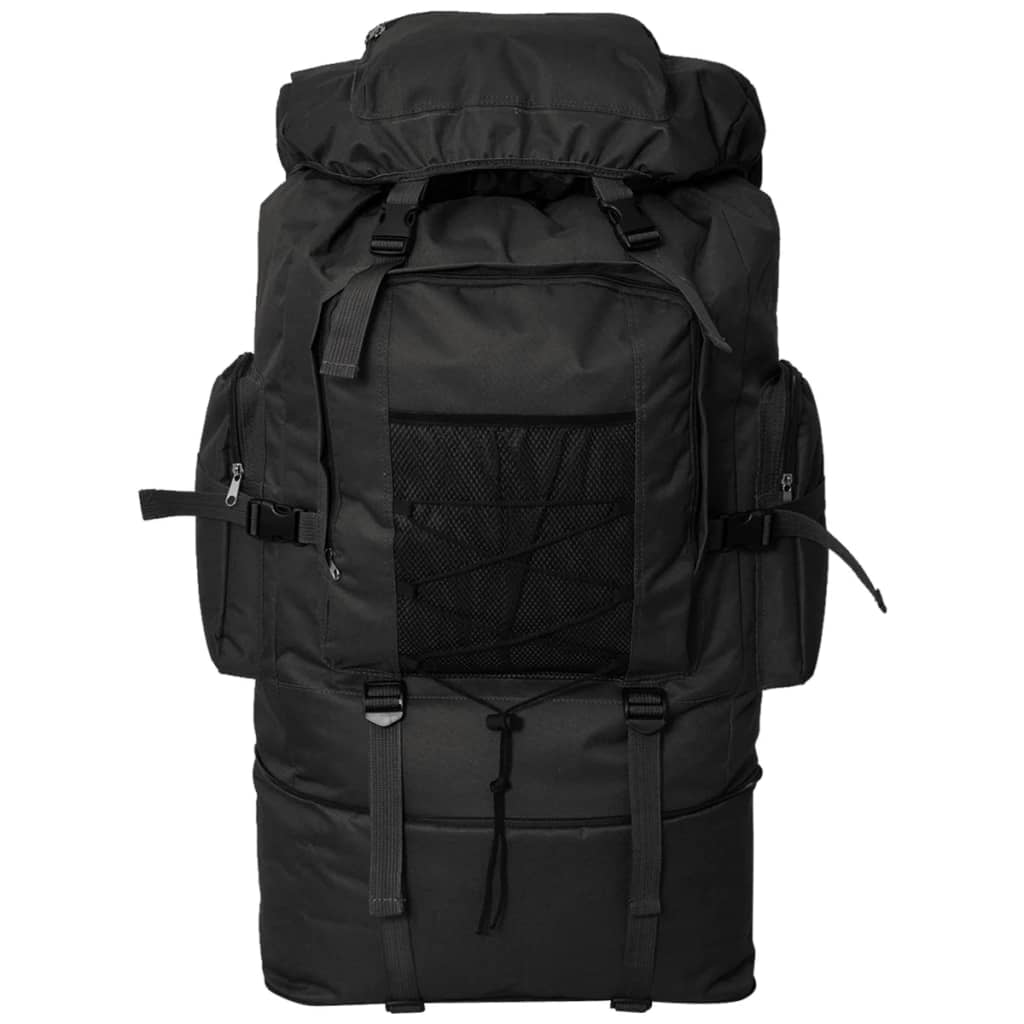 Armee-Style Rucksack XXL 100 L Schwarz - Premium Rucksäcke  - Just €44.32! Shop now at homesales4u