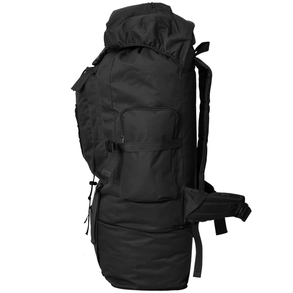 Armee-Style Rucksack XXL 100 L Schwarz - Premium Rucksäcke  - Just €44.32! Shop now at homesales4u
