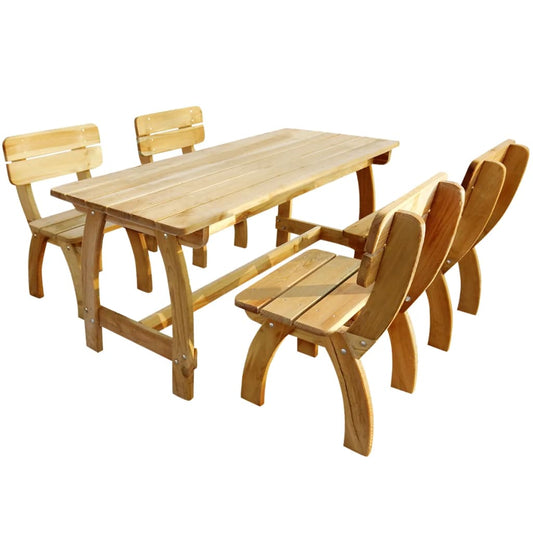 5-tlg. Garten-Essgruppe Imprägniertes Kiefernholz - Premium Gartenmöbel-Sets  - Just €768.93! Shop now at homesales4u