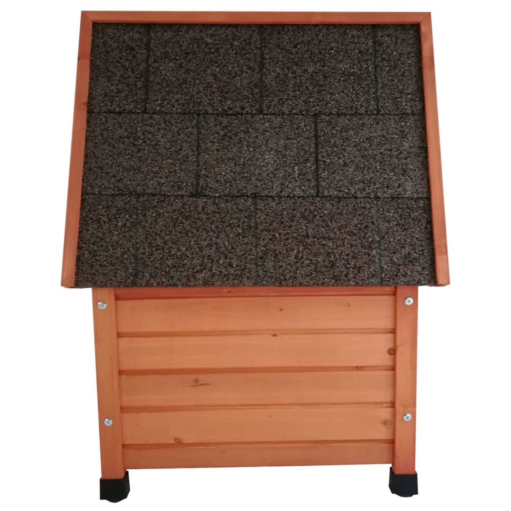 Outdoor Katzenhaus 57x45x43 cm Holz Braun - Premium Kratzbäume  - Just €94.05! Shop now at homesales4u