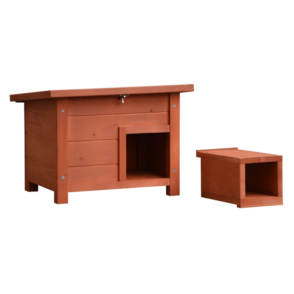 Igelhaus Holz Braun - Premium Vogel- und Tierhäuschen  - Just €68.64! Shop now at homesales4u