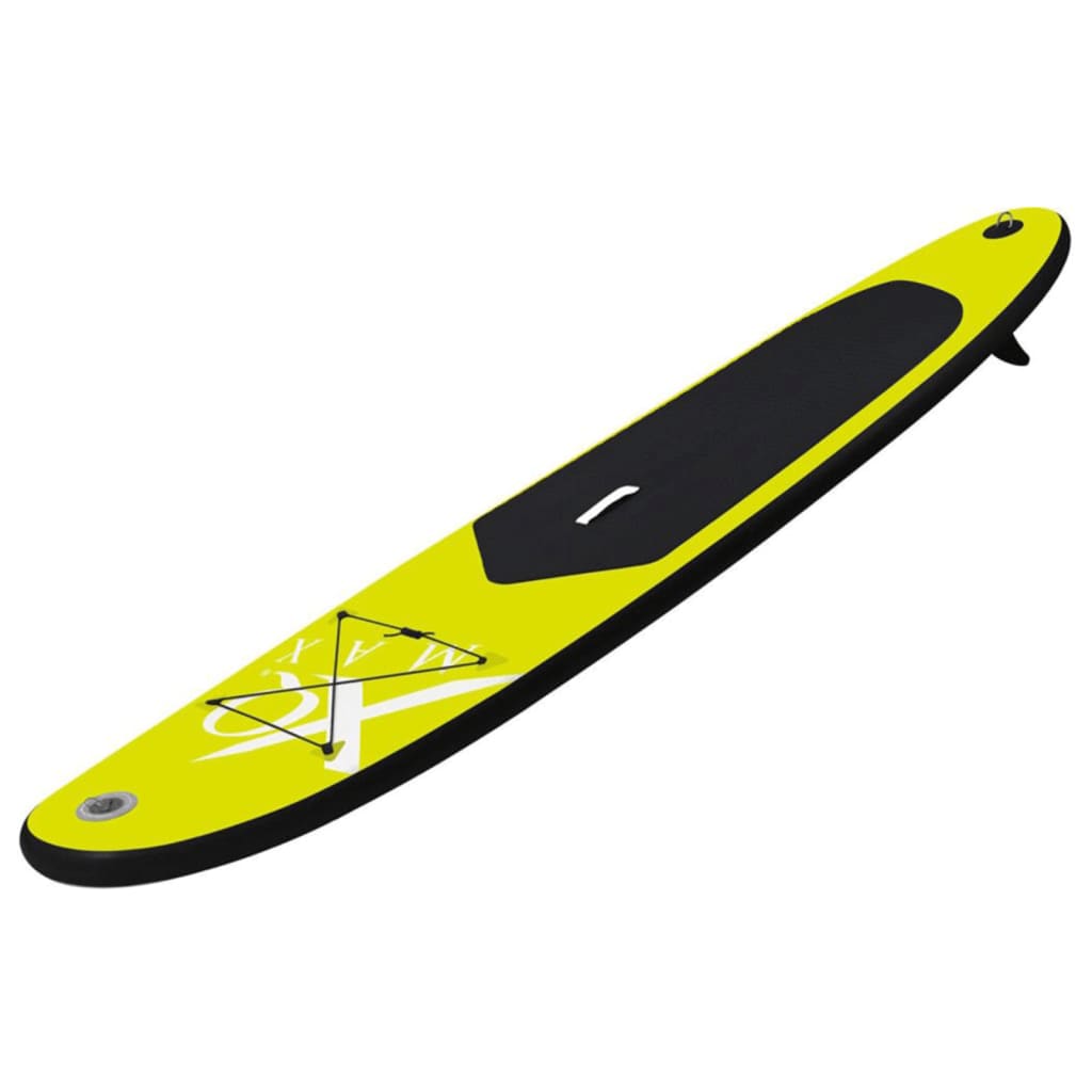Stand-up-Paddle-Board 285 cm Aufblasbar Limettengrün & Schwarz - Premium Paddelboards  - Just €337.32! Shop now at homesales4u