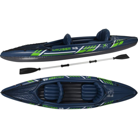 Kajak Cruiser X3 342x76x32 cm Blau und Grün - Premium Kajaks  - Just €220.60! Shop now at homesales4u