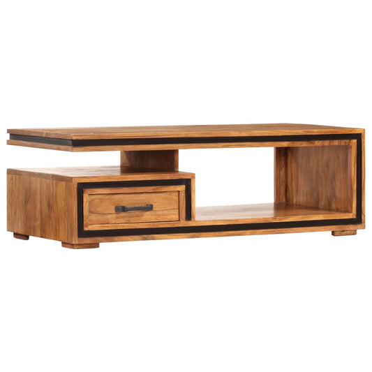 Couchtisch Massivholz Akazie 100x45x33 cm - Premium Couchtische  - Just €378.25! Shop now at homesales4u