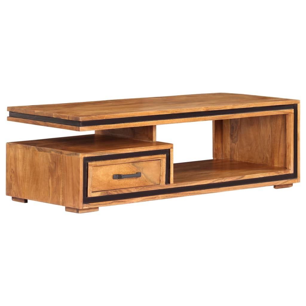 Couchtisch Massivholz Akazie 100x45x33 cm - Premium Couchtische  - Just €378.25! Shop now at homesales4u