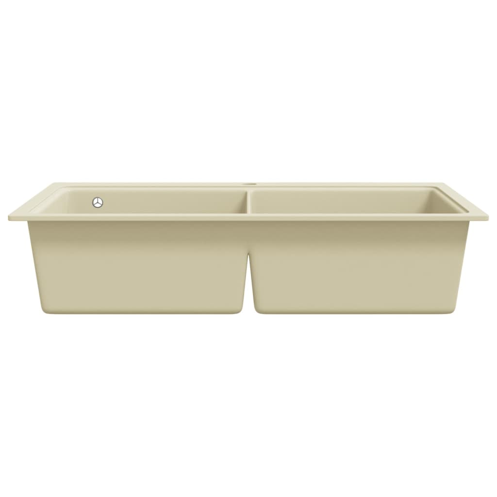 Granitspüle Doppelbecken Beige - Premium Küchenspülen & Spülbecken  - Just €318.03! Shop now at homesales4u