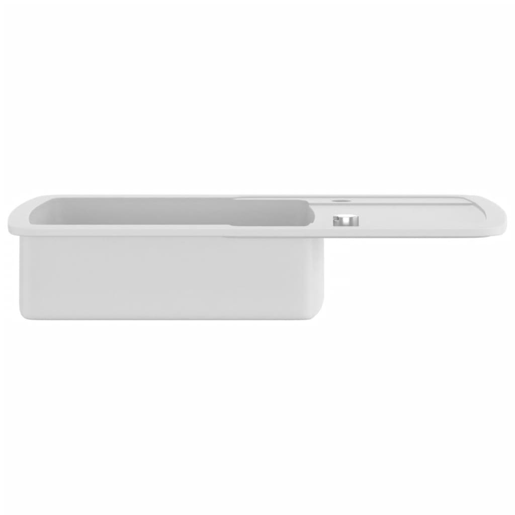 Granitspüle Einzelbecken Weiß - Premium Küchenspülen & Spülbecken  - Just €238.12! Shop now at homesales4u
