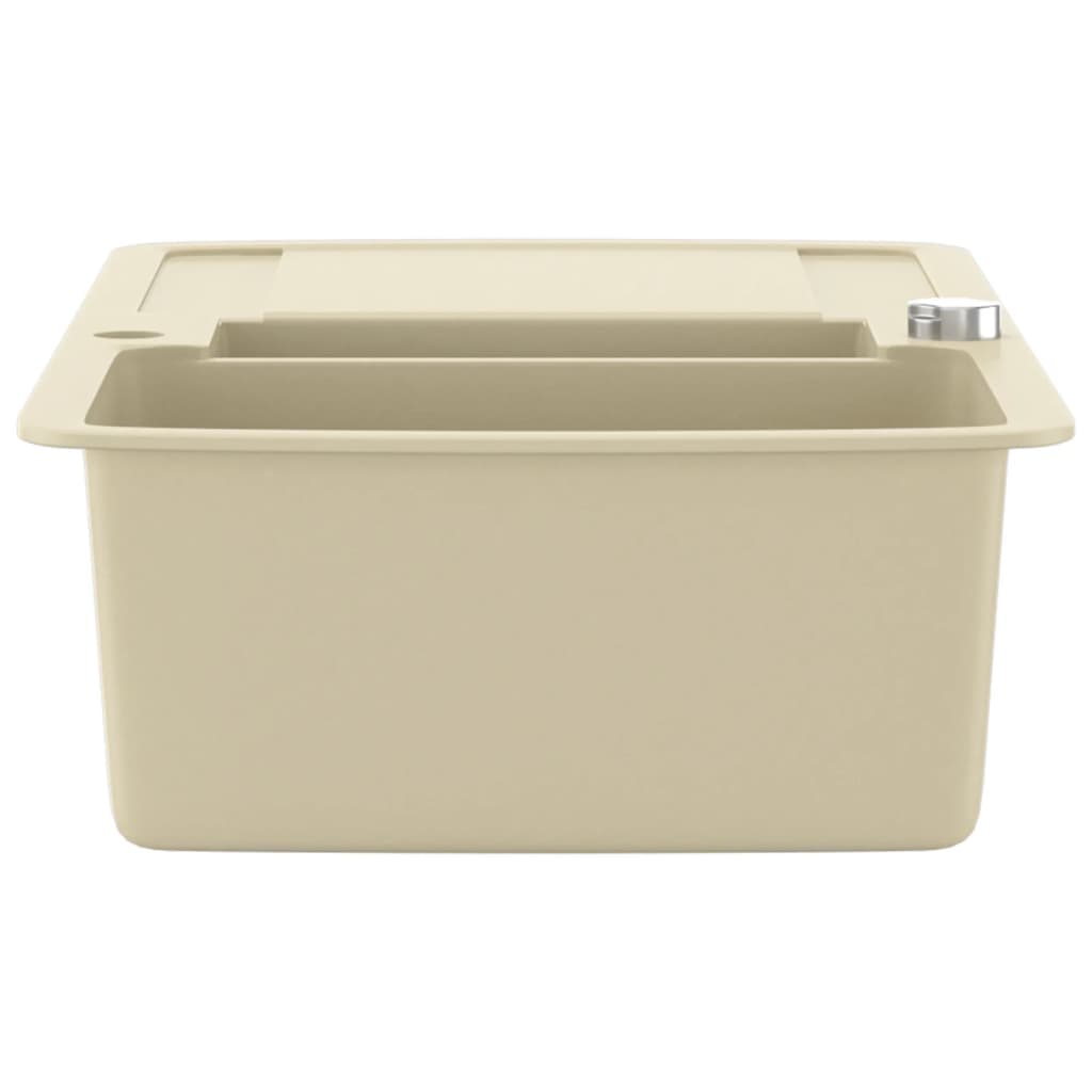 Granitspüle Doppelbecken Beige - Premium Küchenspülen & Spülbecken  - Just €309.42! Shop now at homesales4u