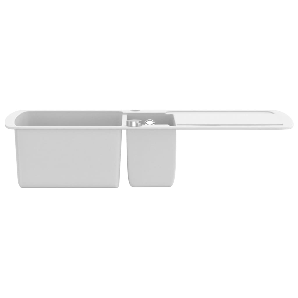 Granitspüle Doppelbecken Weiß - Premium Küchenspülen & Spülbecken  - Just €261.37! Shop now at homesales4u