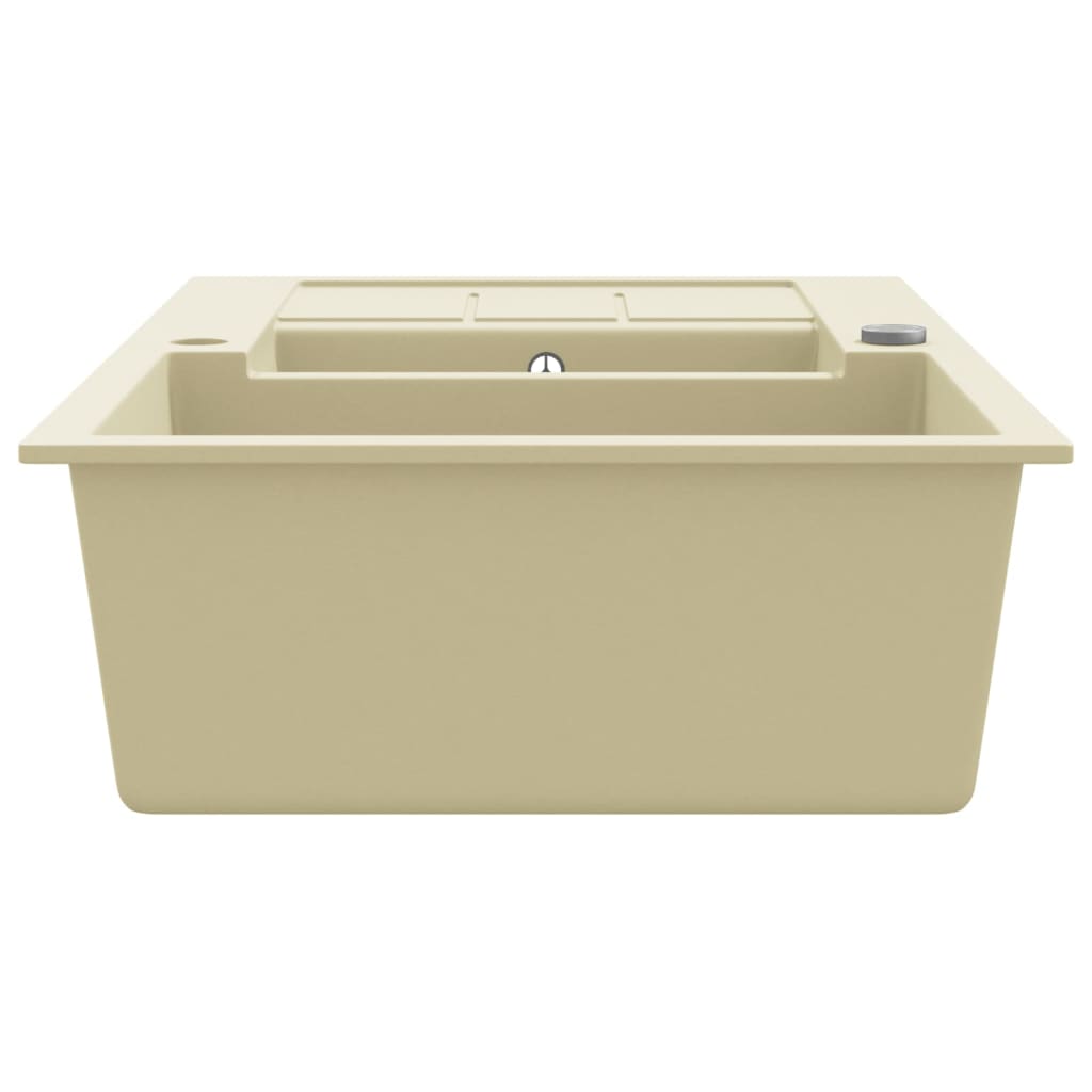 Granitspüle Doppelbecken Beige - Premium Küchenspülen & Spülbecken  - Just €232.52! Shop now at homesales4u