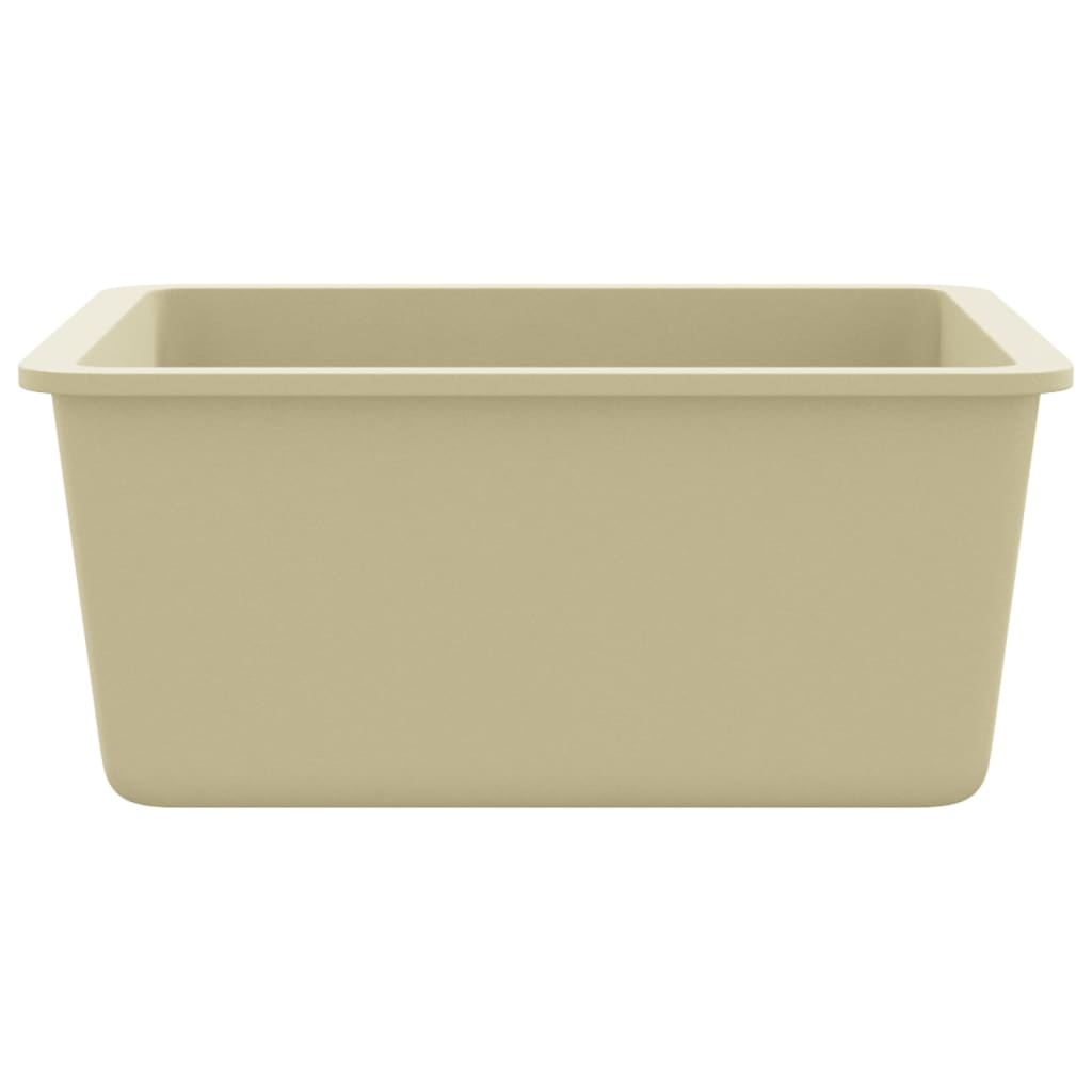 Granitspüle Einzelbecken Beige - Premium Küchenspülen & Spülbecken  - Just €165.96! Shop now at homesales4u