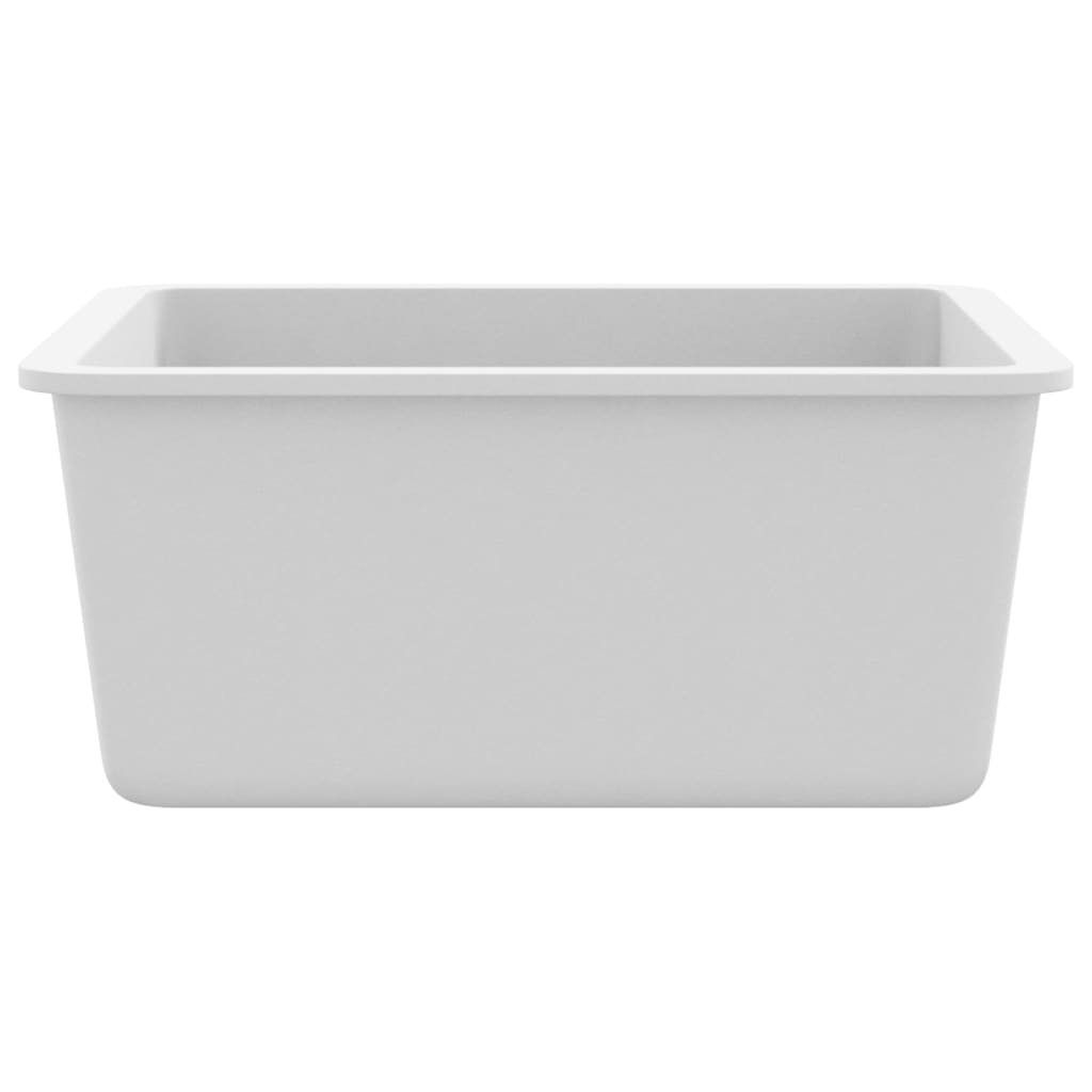 Granitspüle Einzelbecken Weiß - Premium Küchenspülen & Spülbecken  - Just €165.82! Shop now at homesales4u