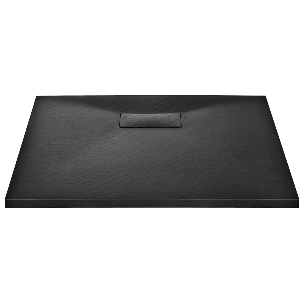 Duschwanne SMC Schwarz 80×80 cm - Premium Duschwannen  - Just €225.76! Shop now at homesales4u