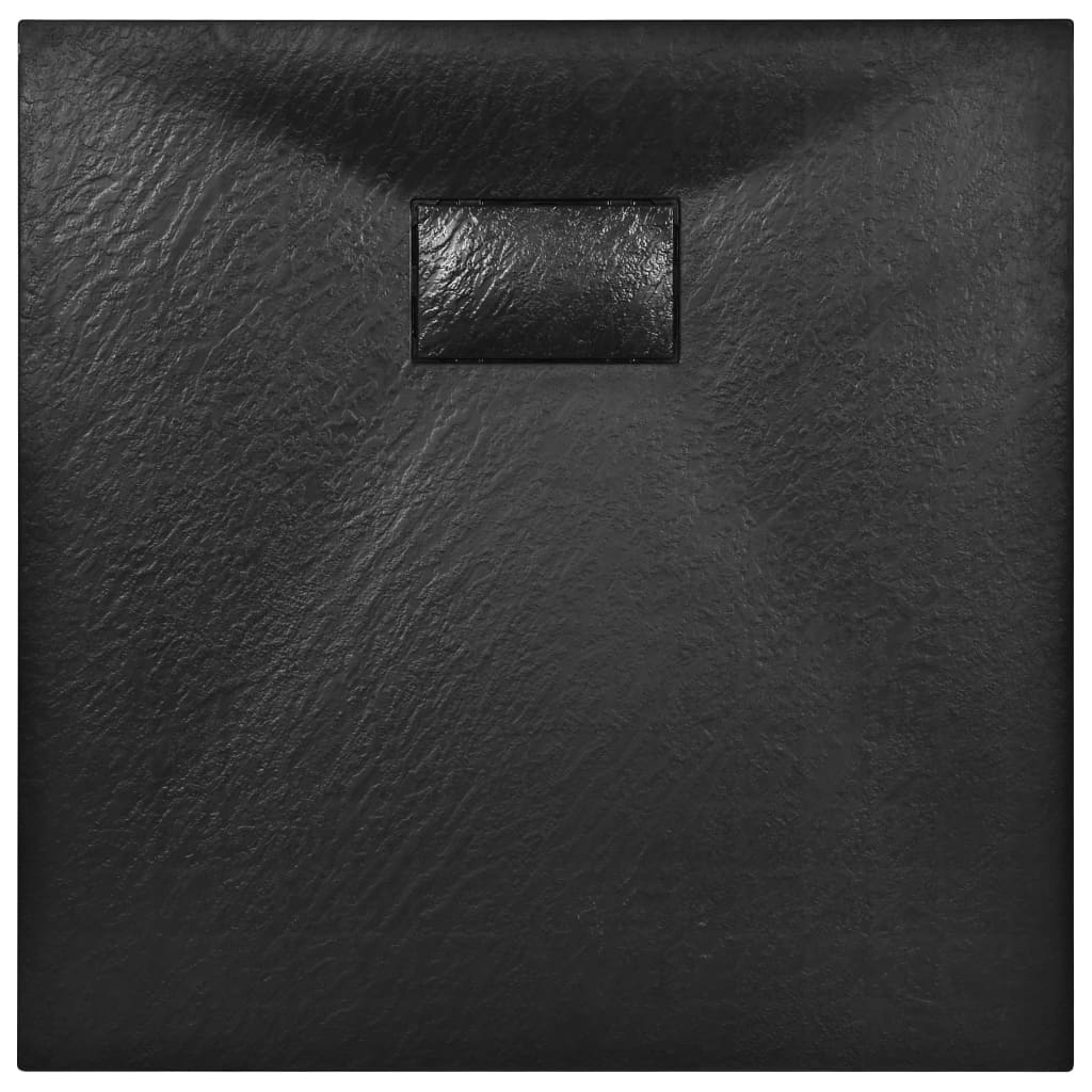 Duschwanne SMC Schwarz 80×80 cm - Premium Duschwannen  - Just €225.76! Shop now at homesales4u