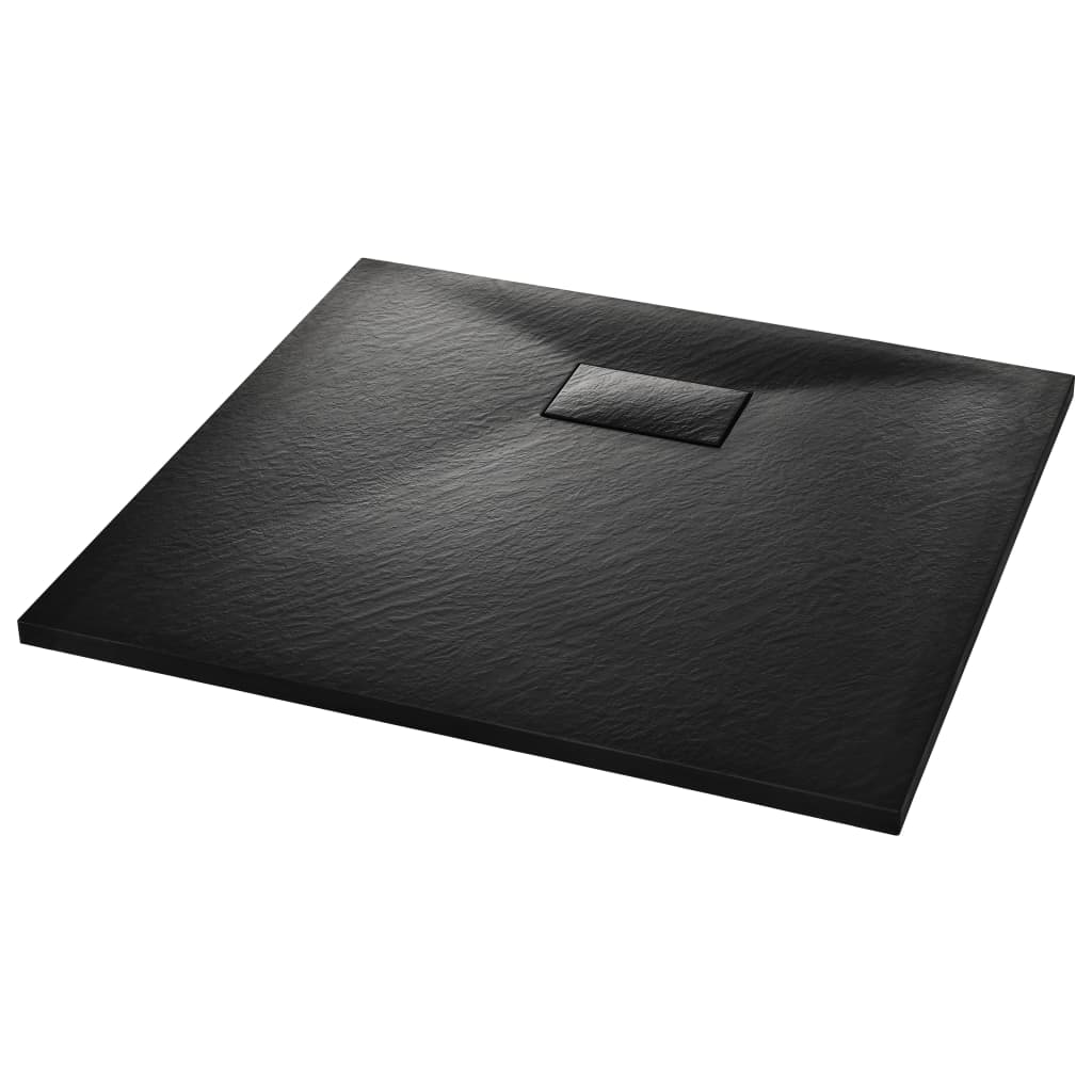 Duschwanne SMC Schwarz 90×80 cm - Premium Duschwannen  - Just €298.88! Shop now at homesales4u