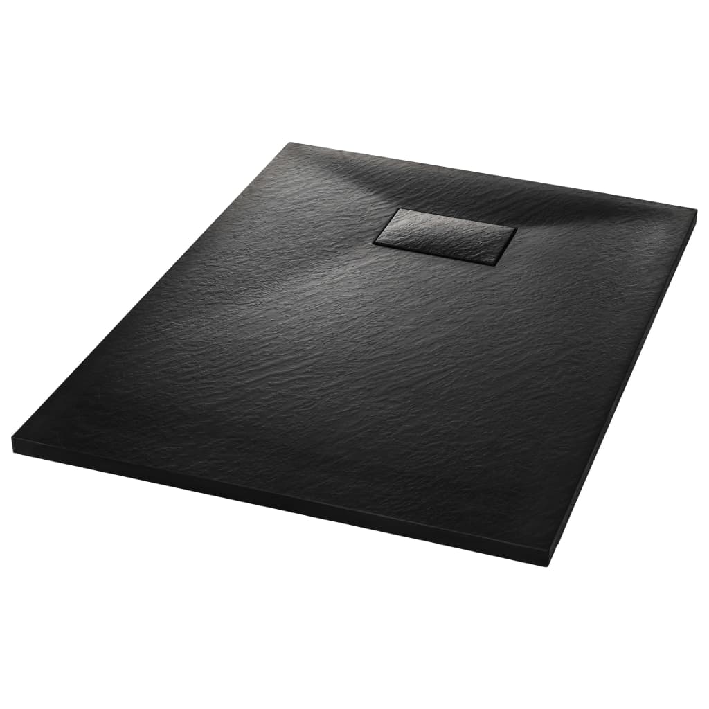 Duschwanne SMC Schwarz 100×70 cm - Premium Duschwannen  - Just €201.33! Shop now at homesales4u