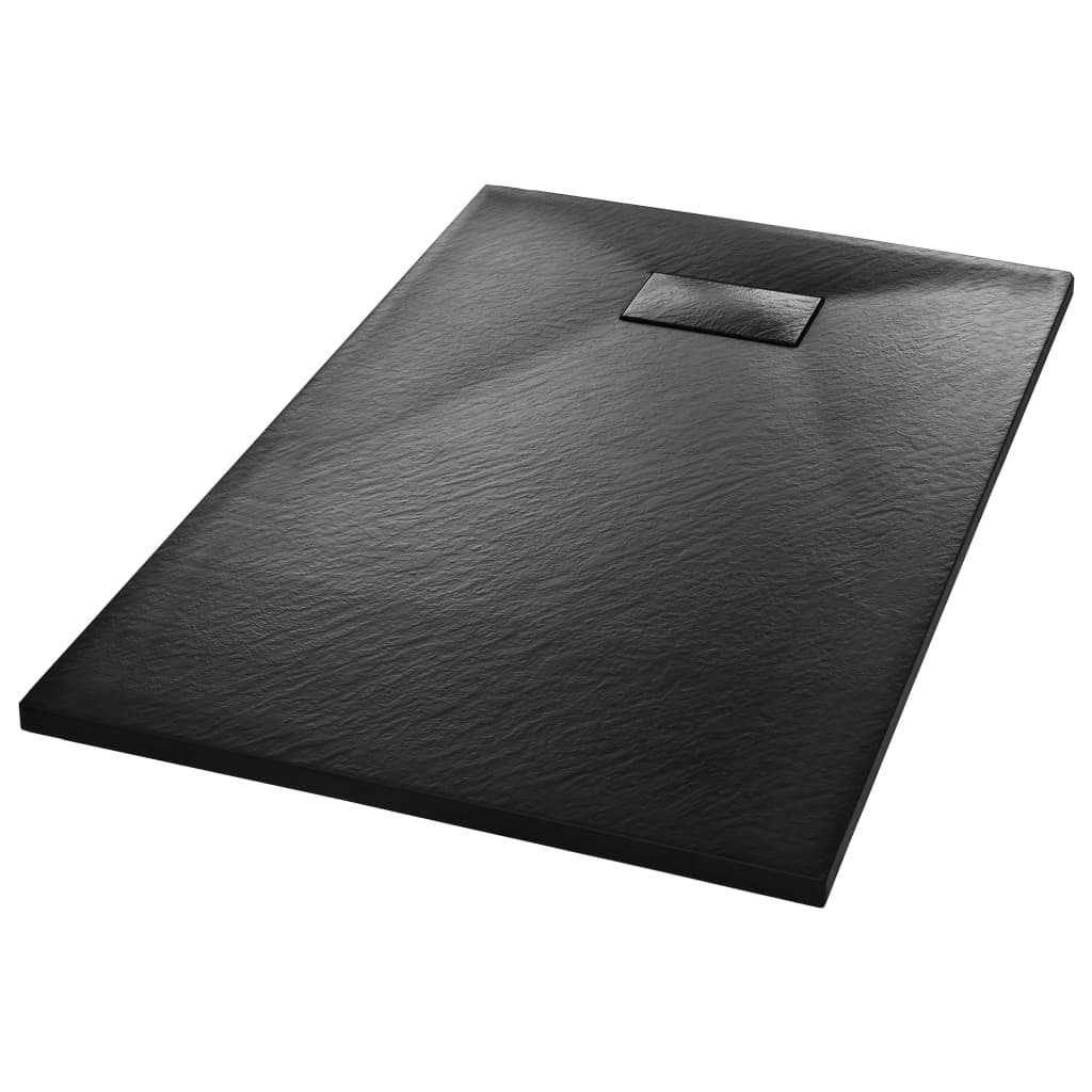 Duschwanne SMC Schwarz 100×80 cm - Premium Duschwannen  - Just €243.69! Shop now at homesales4u