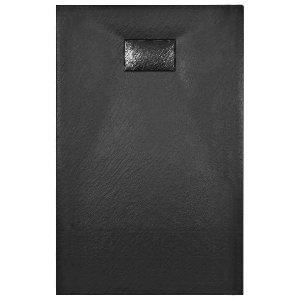 Duschwanne SMC Schwarz 100×80 cm - Premium Duschwannen  - Just €243.69! Shop now at homesales4u