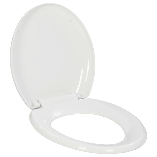 Toilettensitz mit Absenkautomatik und Quick-Release-Design Weiß - Premium Toilettensitze  - Just €46.74! Shop now at homesales4u