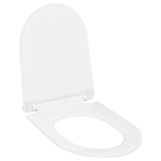 Toilettensitz mit Absenkautomatik und Quick-Release-Design Weiß - Premium Toilettensitze  - Just €49.15! Shop now at homesales4u
