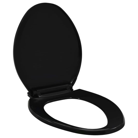 Toilettensitz mit Absenkautomatik und Quick-Release Schwarz - Premium Toilettensitze  - Just €30.74! Shop now at homesales4u
