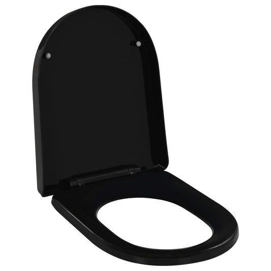 Toilettensitz mit Absenkautomatik und Quick-Release Schwarz - Premium Toilettensitze  - Just €34.95! Shop now at homesales4u