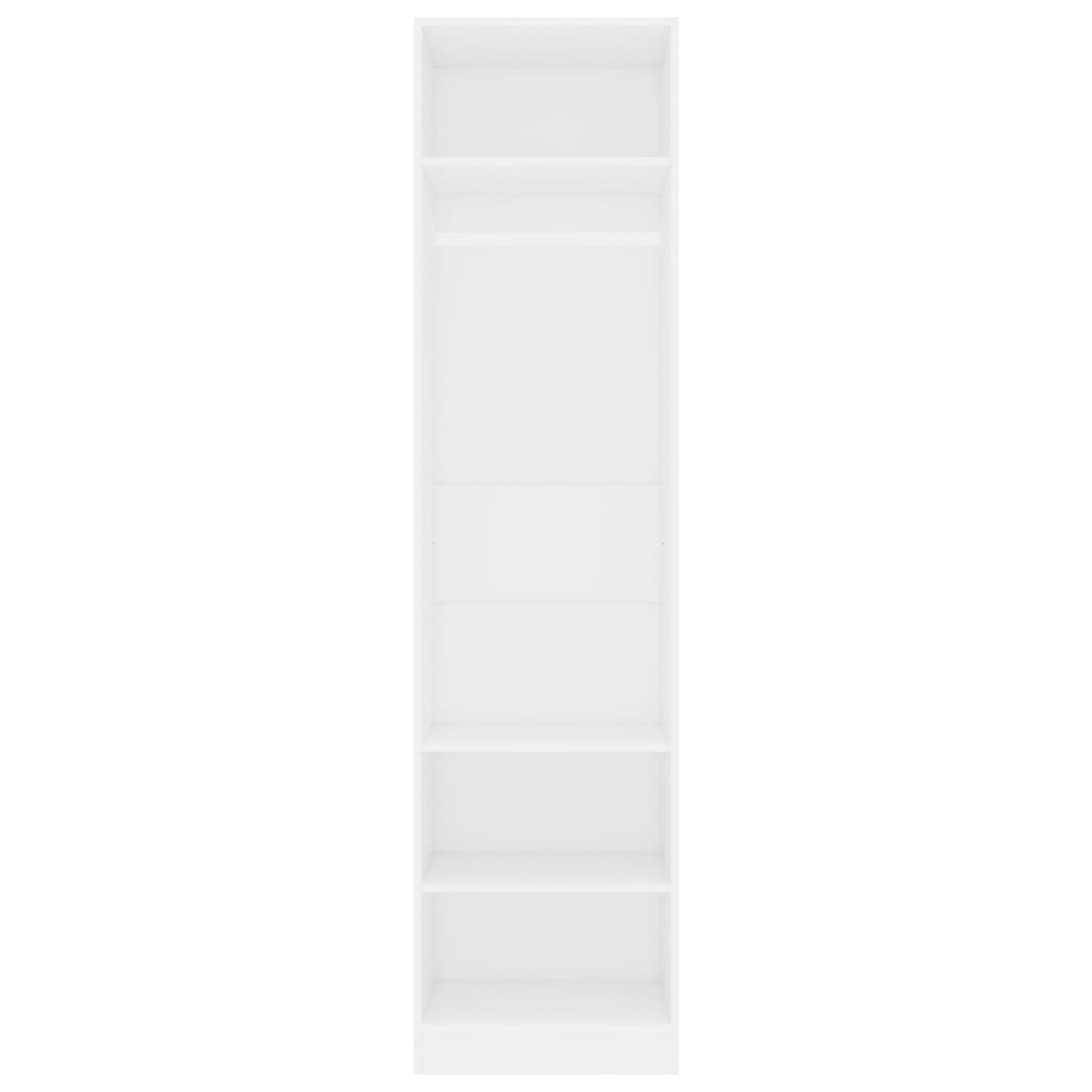 Kleiderschrank Weiß 50x50x200 cm Holzwerkstoff - Premium Kleiderschränke  - Just €153.48! Shop now at homesales4u