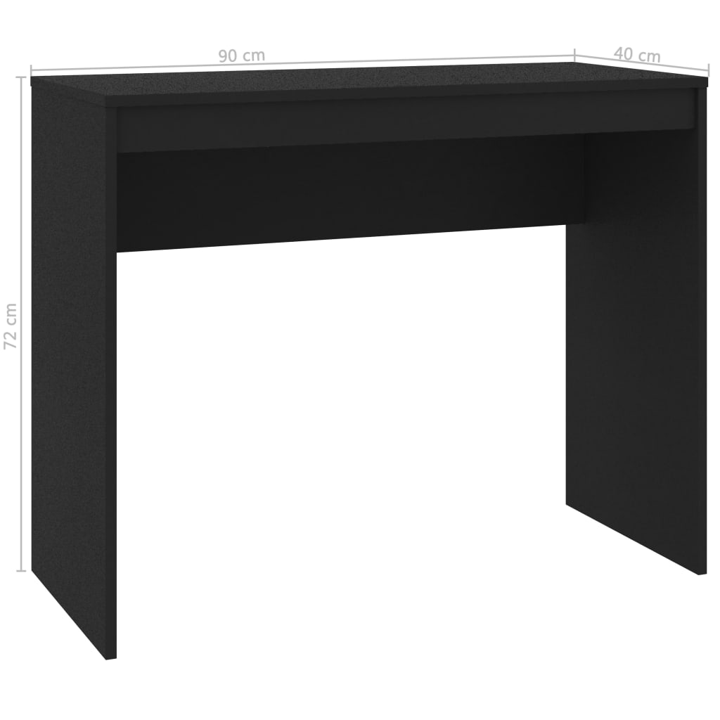 Schreibtisch Schwarz 90x40x72 cm Holzwerkstoff - Premium Schreibtische  - Just €53.97! Shop now at homesales4u