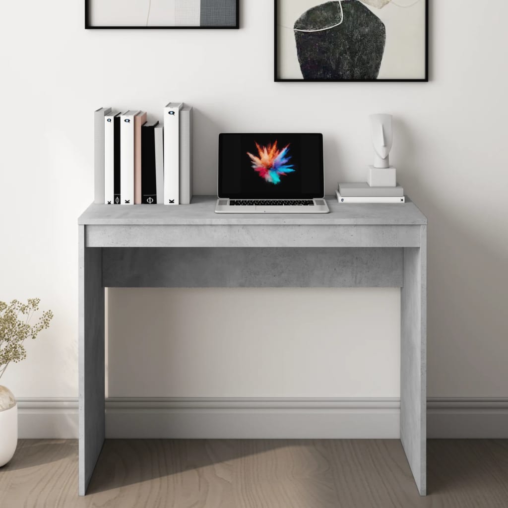 Schreibtisch Betongrau 90x40x72 cm Holzwerkstoff - Premium Schreibtische  - Just €53.73! Shop now at homesales4u