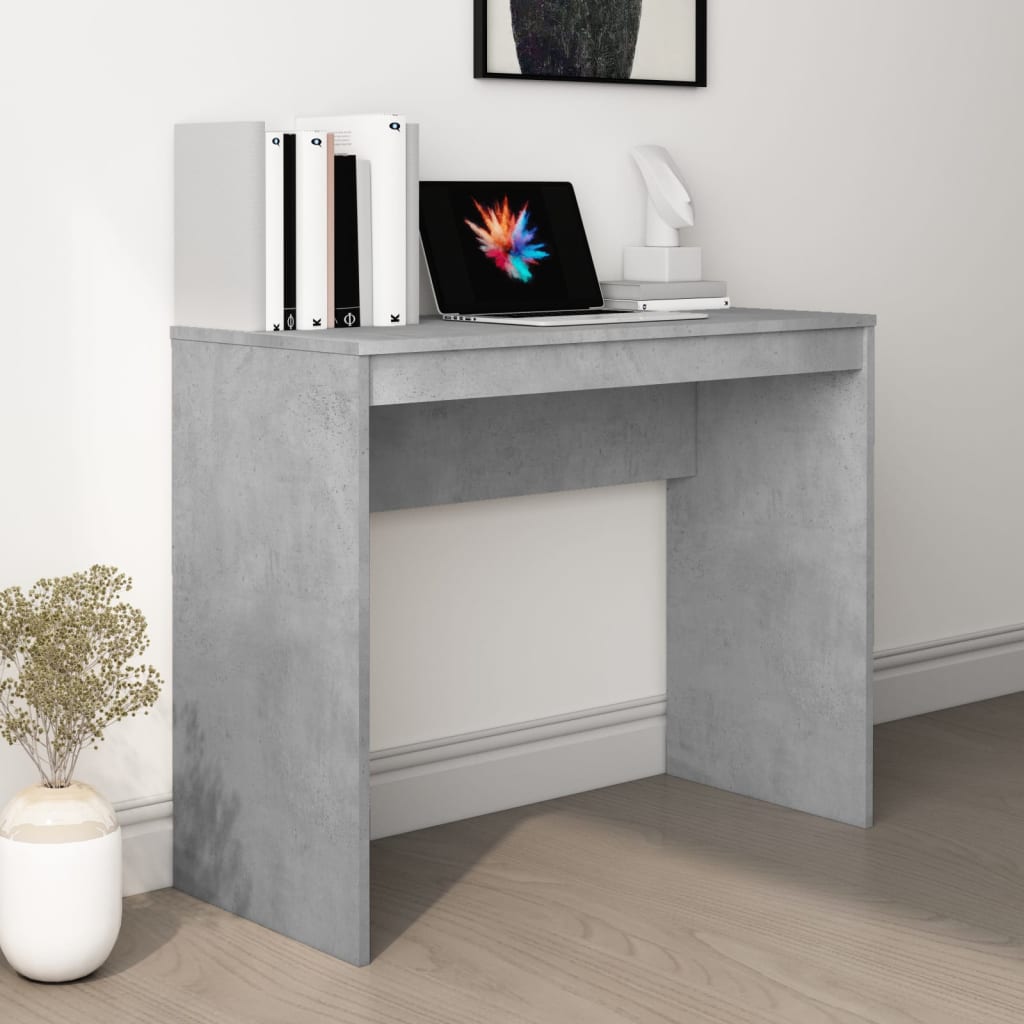 Schreibtisch Betongrau 90x40x72 cm Holzwerkstoff - Premium Schreibtische  - Just €53.73! Shop now at homesales4u