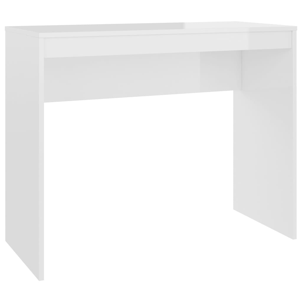 Schreibtisch Hochglanz-Weiß 90x40x72 cm Holzwerkstoff - Premium Schreibtische  - Just €59.29! Shop now at homesales4u