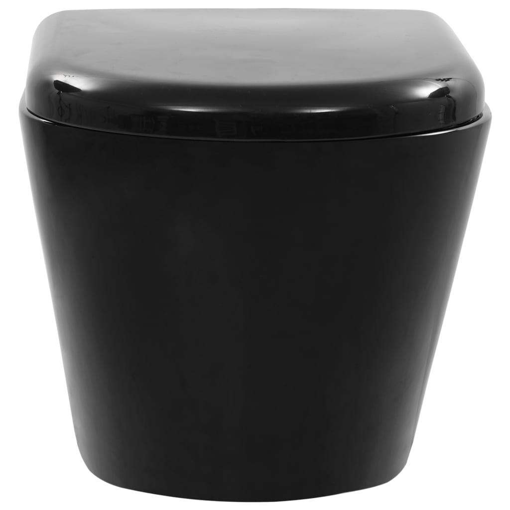 Wand-WC ohne Spülrand Keramik Schwarz - Premium Toiletten  - Just €283.97! Shop now at homesales4u