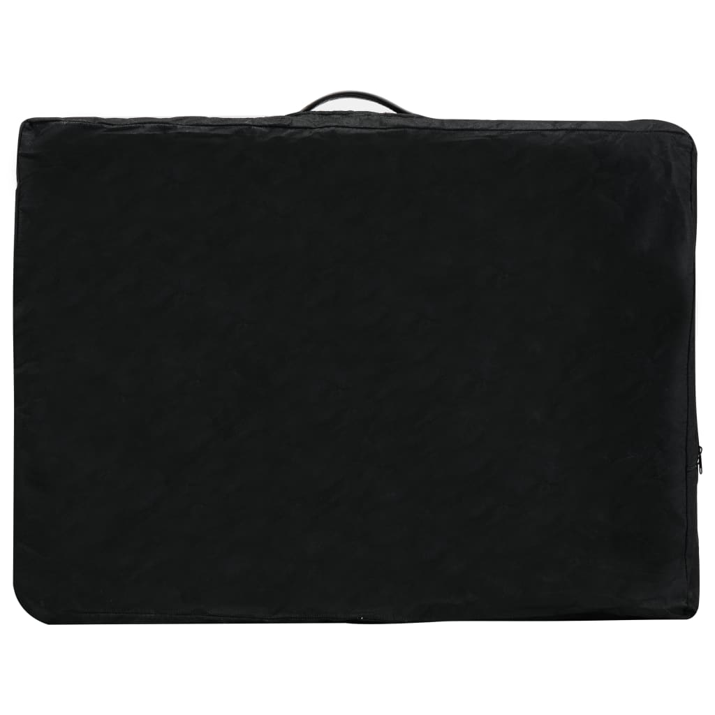 Massageliege 2-Zonen Aluminiumgestell Anthrazit 186x68 cm - Premium Massagetische  - Just €220.50! Shop now at homesales4u