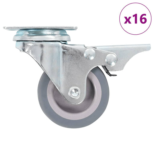 16 Stk. Lenkrollen 50 mm - Premium Materialbeförderung  - Just €97.75! Shop now at homesales4u