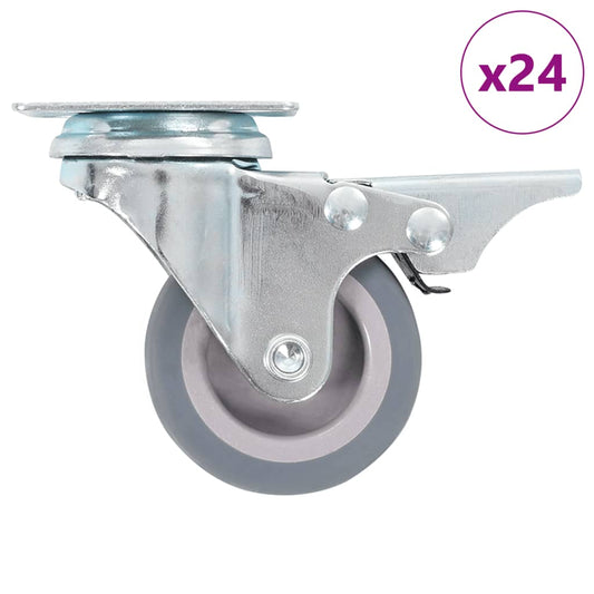 24 Stk. Lenkrollen 50 mm - Premium Materialbeförderung  - Just €146.61! Shop now at homesales4u