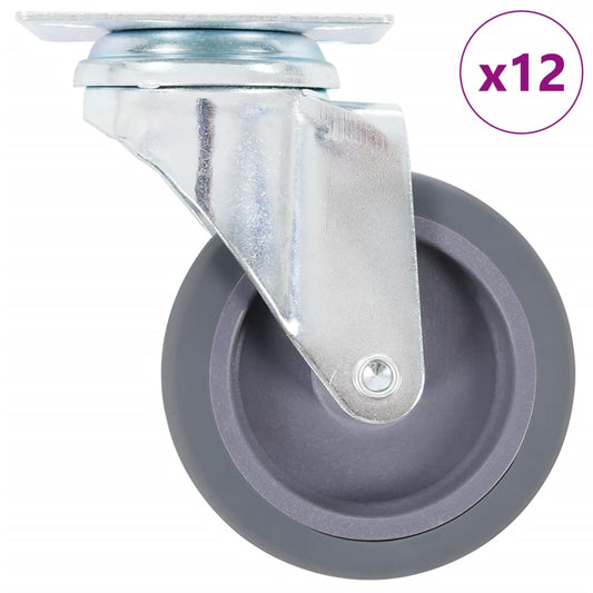 12 Stk. Lenkrollen 75 mm - Premium Materialbeförderung  - Just €96.64! Shop now at homesales4u