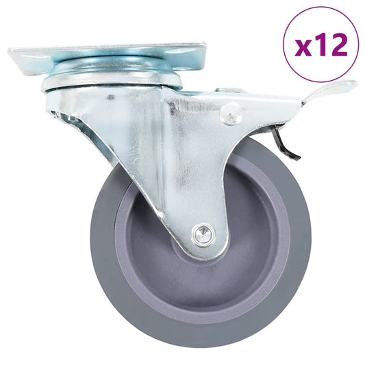 12 Stk. Lenkrollen 75 mm - Premium Materialbeförderung  - Just €94.11! Shop now at homesales4u