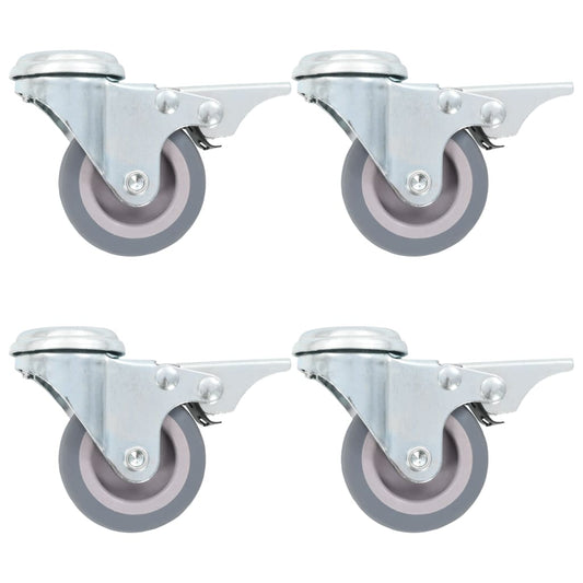 8 Stk. Lenkrollen mit Rückenloch 50 mm - Premium Materialbeförderung  - Just €50.52! Shop now at homesales4u