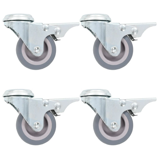 24 Stk. Lenkrollen mit Rückenloch 50 mm - Premium Materialbeförderung  - Just €151.58! Shop now at homesales4u