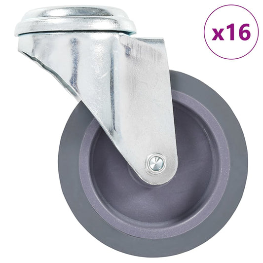 16 Stk. Lenkrollen mit Bolzenloch 75 mm - Premium Materialbeförderung  - Just €150.61! Shop now at homesales4u