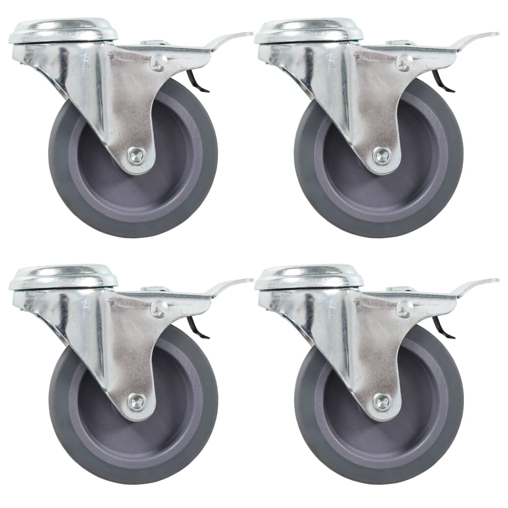 32 Stk. Lenkrollen mit Rückenloch 75 mm - Premium Materialbeförderung  - Just €258.36! Shop now at homesales4u