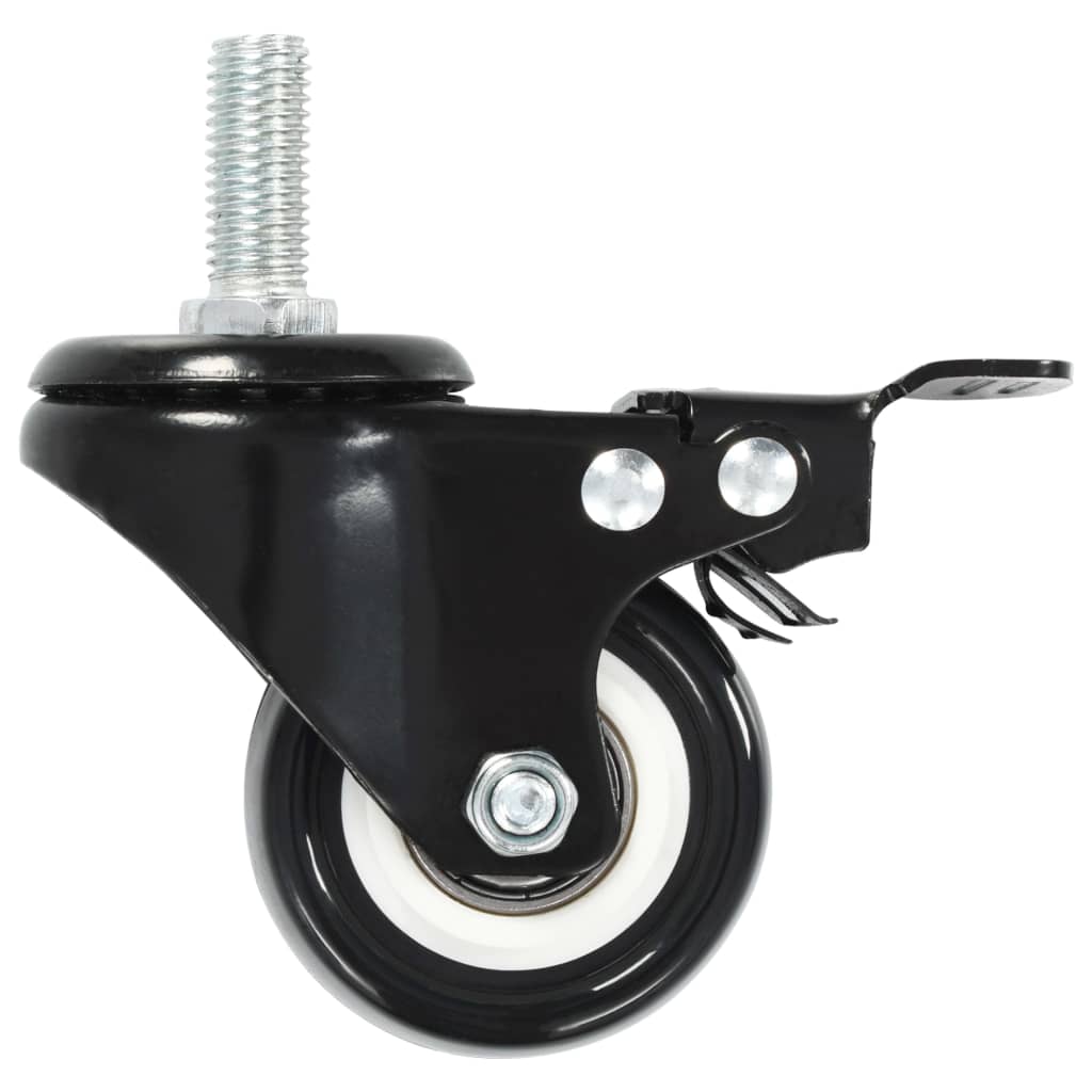 Lenkrollen mit Bremsen 12 Stk. 50 mm - Premium Materialbeförderung  - Just €98.96! Shop now at homesales4u
