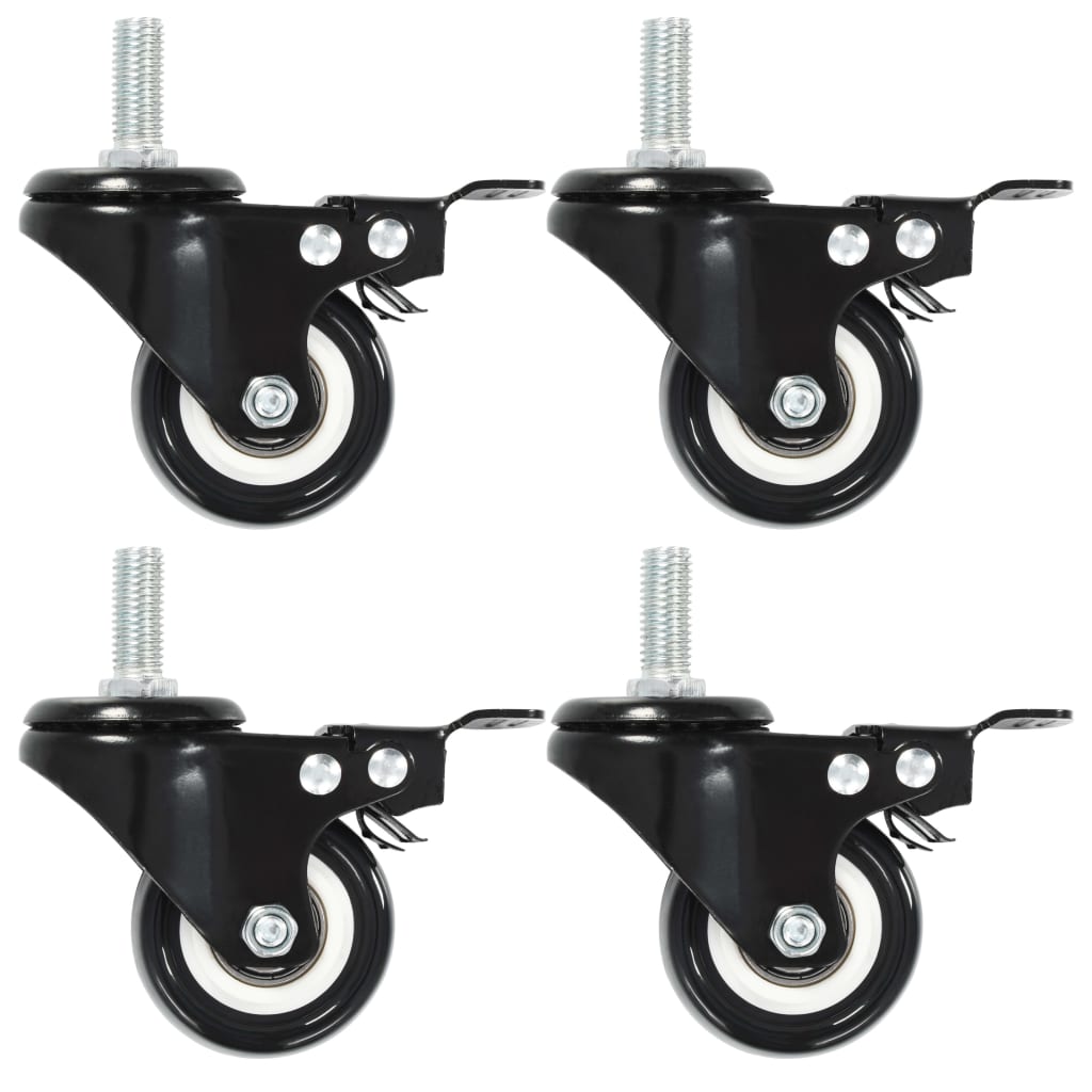 Lenkrollen mit Bremsen 16 Stk. 50 mm - Premium Materialbeförderung  - Just €131.95! Shop now at homesales4u